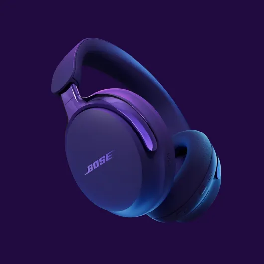 QuietComfort Ultra Bluetooth Headphones (2nd Gen), Wireless Headphones with Spatial Audio, Over-Ear Noise Cancellation Microphone, Up to 30 Hours Playback, Midnight Violet - Limited Edition