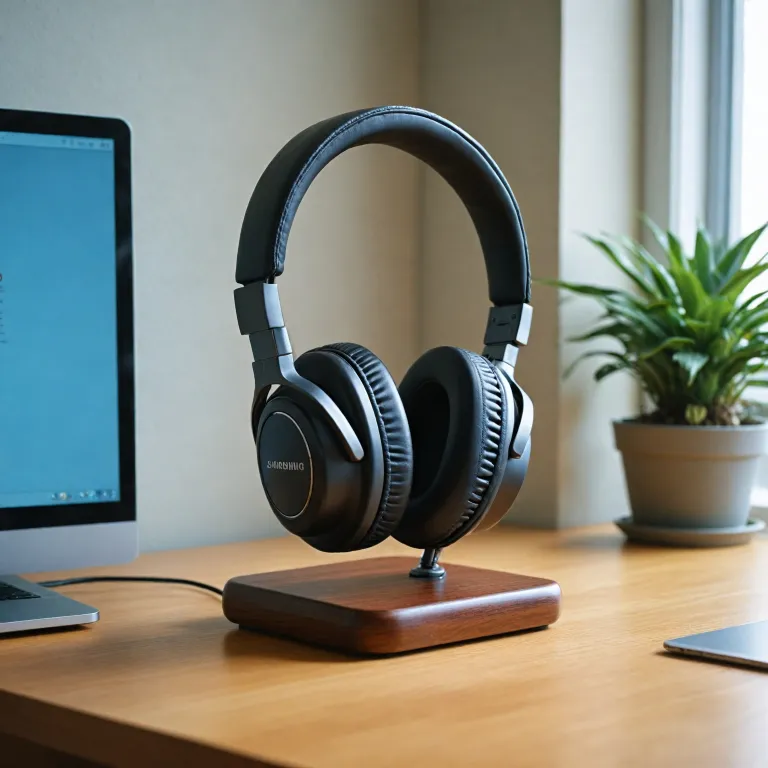 Enhance Your Workspace with a Stylish Headphone Stand