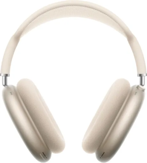 AirPods Max Wireless Over-Ear Headphones, Pro-Level Active Noise Cancellation, Transparency Mode, Personalized Spatial Audio, USB-C Charging, Bluetooth Headphones for iPhone - Starlight USB-C Starlight Without AppleCare+