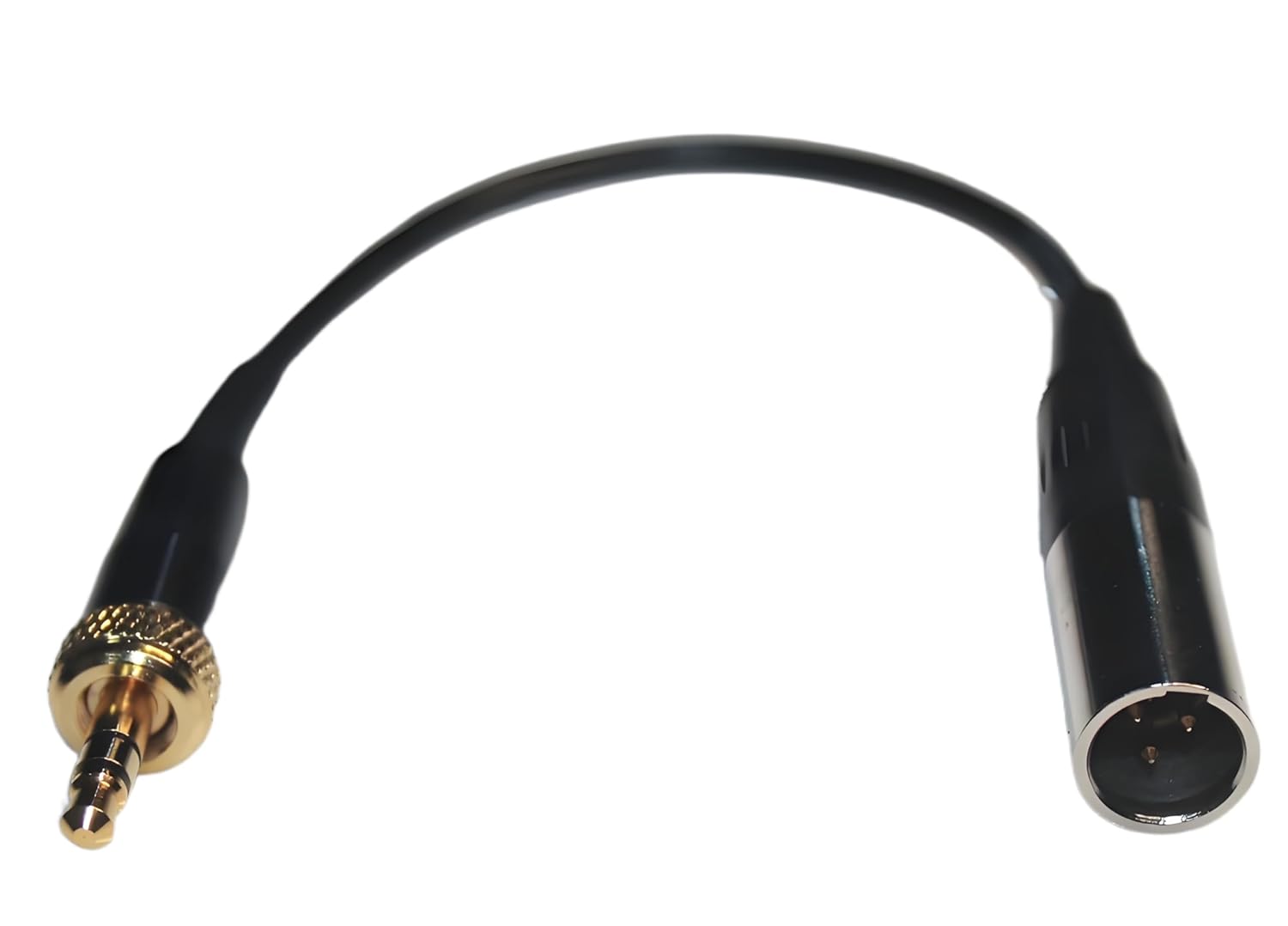 Fitmics Condenser Microphone Adapter for Wireless Microphone Transmitter for AKG Female to for Sennheiser Male