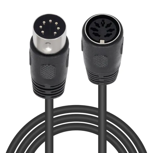 7 Pin DIN Cable, 7Pin DIN Male to Female Extension Cable, Professional Premium Audio Extender Cord for B & O, Stereo Systems, 5ft 7pin DIN Cable 5ft black