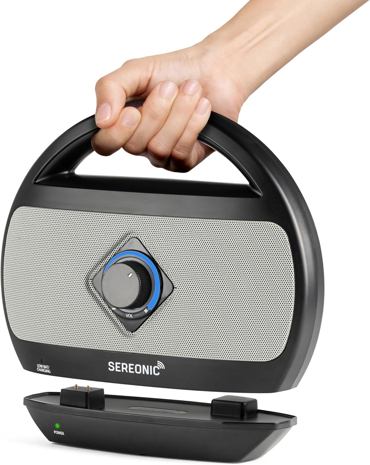 Portable Wireless TV Speakers for Smart TV - Ideal for TV Watching Without The Blaring Volume - Wireless Speakers Designed for Hard of Hearing and Seniors – Compatible with TV Streaming Audio