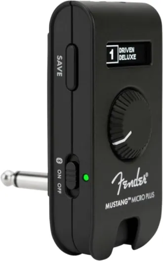 Mustang Micro Plus Headphone Amplifier, Bluetooth Audio Streaming and 50 Amp and Effects Models, with 2-Year Warranty