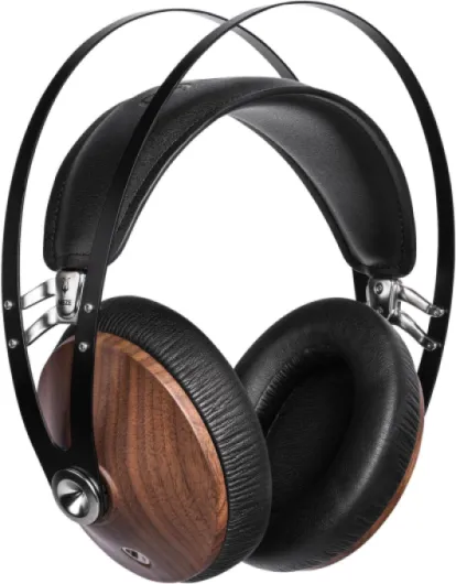 99 Classics Walnut Silver - Wooden Closed-Back Headphones for Audiophiles - Gaming - Podcasts - Home Office - Wired Over-Ear Headphones with Mic and Self Adjustable Headband
