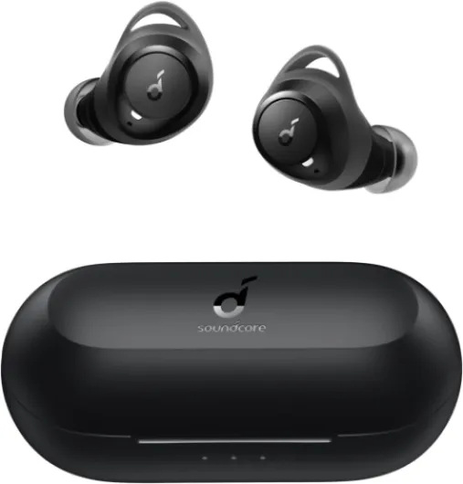 By Anker Life A1 True Wireless Earbuds, Powerful Customized Sound, 40H Playtime, Wireless Charging, USB-C Fast Charge, IPX7 Waterproof, Button Control, Bluetooth Earbuds, Commute, Sports