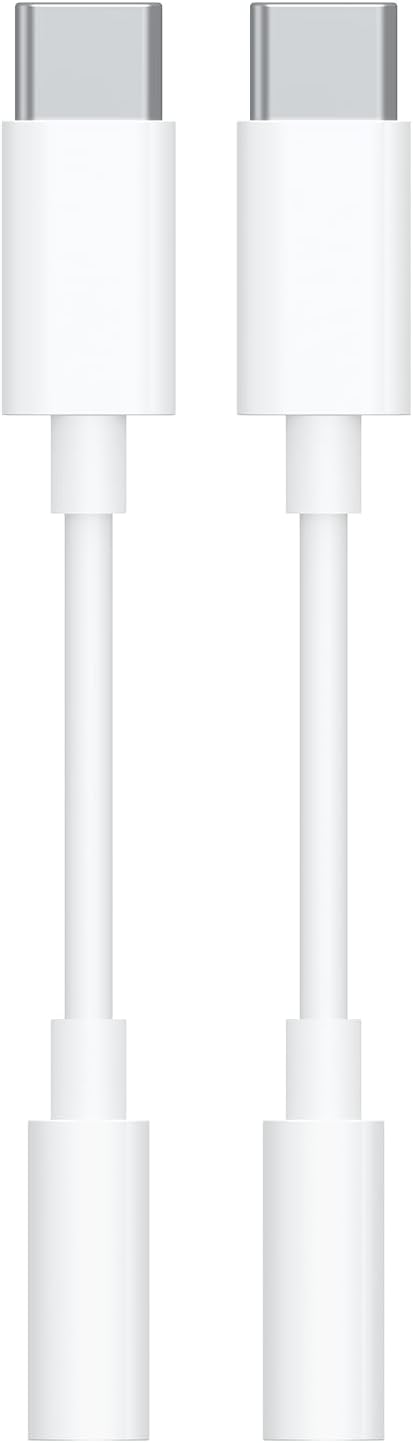 USB-C to 3.5mm Audio Headphone Adapter - HiFi 2 Pack Compatible with Apple iPhone 17 16 15 Samsung Galaxy S25 S24 S23 S22 S21 Plus Pro Max Ultra Pixel iPad - Type C to Aux Cord Jack Dongle Adapter 2Pack*USB-C