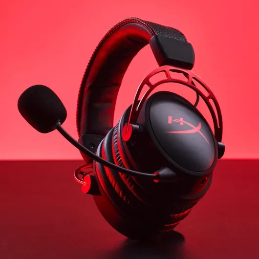 HyperX Cloud Alpha Wireless – Casque de jeu pour PC Cloud Alpha Wireless Noir et rouge