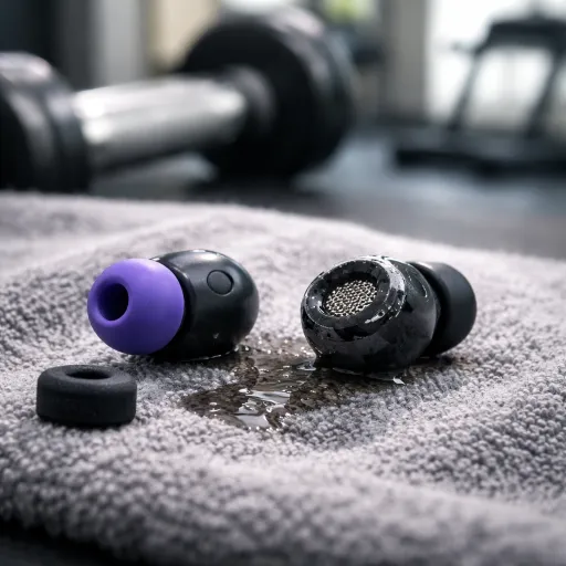 Why gym earbuds lose ANC mid-workout: sweat, ear-tip seals, and what IP ratings actually promise