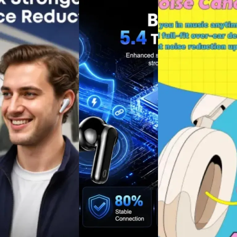 Comparison of the 5 best noise canceling headphones with fast charging (2026)